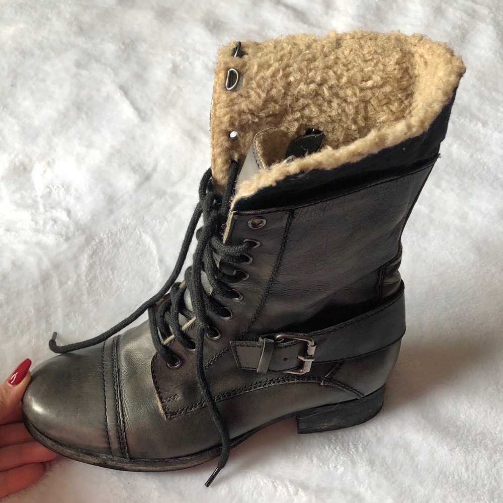 Aviator Style Chic Combat Boot - image 5